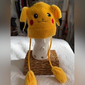 Pikachu hat with moving ears